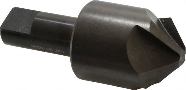 Hertel - 1-1/2" Head Diam, 3/4" Shank Diam, 4 Flute 100° High Speed Steel Countersink - Exact Tool & Supply