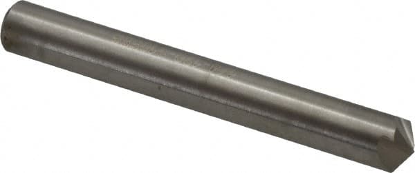 Hertel - 1/4" Head Diam, 1/4" Shank Diam, 4 Flute 120° High Speed Steel Countersink - Exact Tool & Supply