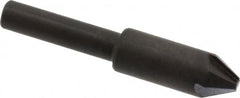 Hertel - 3/8" Head Diam, 1/4" Shank Diam, 4 Flute 60° High Speed Steel Countersink - Exact Tool & Supply