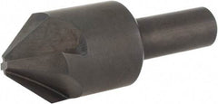 Hertel - 1" Head Diam, 1/2" Shank Diam, 4 Flute 82° High Speed Steel Countersink - 2-13/16" OAL, Straight Shank - Exact Tool & Supply