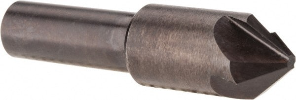 Hertel - 1/2" Head Diam, 3/8" Shank Diam, 4 Flute 82° High Speed Steel Countersink - Exact Tool & Supply