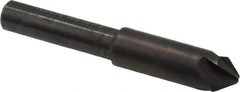Hertel - 5/16" Head Diam, 1/4" Shank Diam, 4 Flute 82° High Speed Steel Countersink - Exact Tool & Supply