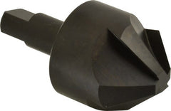 Hertel - 2" Head Diam, 3/4" Shank Diam, 4 Flute 90° High Speed Steel Countersink - Exact Tool & Supply