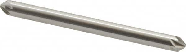 Hertel - 1/8" Head Diam, 1/8" Shank Diam, 6 Flute 82° High Speed Steel Countersink - Exact Tool & Supply