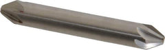 Hertel - 3/8" Head Diam, 3/8" Shank Diam, 6 Flute 60° High Speed Steel Countersink - 2-1/2" OAL, Straight Shank - Exact Tool & Supply
