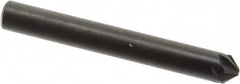 Hertel - 1/4" Head Diam, 1/4" Shank Diam, 6 Flute 90° High Speed Steel Countersink - Exact Tool & Supply