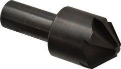 Hertel - 1-3/4" Head Diam, 1" Shank Diam, 6 Flute 90° High Speed Steel Countersink - Exact Tool & Supply