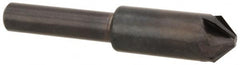 Hertel - 3/8" Head Diam, 1/4" Shank Diam, 6 Flute 90° High Speed Steel Countersink - Exact Tool & Supply