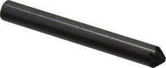 Hertel - 1/4" Head Diam, 1/4" Shank Diam, 6 Flute 90° High Speed Steel Countersink - 2" OAL, Straight Shank - Exact Tool & Supply