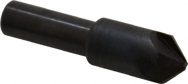 Hertel - 1/2" Head Diam, 3/8" Shank Diam, 4 Flute 90° High Speed Steel Countersink - Exact Tool & Supply