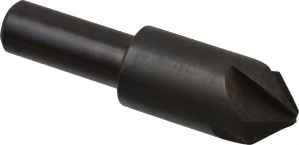 Hertel - 3/4" Head Diam, 1/2" Shank Diam, 4 Flute 90° High Speed Steel Countersink - Exact Tool & Supply