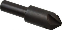 Hertel - 3/4" Head Diam, 1/2" Shank Diam, 4 Flute 90° High Speed Steel Countersink - Exact Tool & Supply