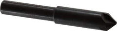 Hertel - 5/16" Head Diam, 1/4" Shank Diam, 4 Flute 90° High Speed Steel Countersink - 1-3/4" OAL, Straight Shank - Exact Tool & Supply