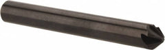 Hertel - 1/4" Head Diam, 1/4" Shank Diam, 6 Flute 82° High Speed Steel Countersink - Exact Tool & Supply