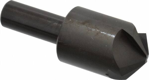 Hertel - 1" Head Diam, 1/2" Shank Diam, 4 Flute 120° High Speed Steel Countersink - Exact Tool & Supply