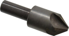 Hertel - 7/8" Head Diam, 1/2" Shank Diam, 4 Flute 82° High Speed Steel Countersink - Exact Tool & Supply