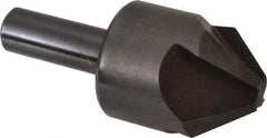 Hertel - 1-1/4" Head Diam, 1/2" Shank Diam, 4 Flute 82° High Speed Steel Countersink - 3-3/8" OAL, Straight Shank - Exact Tool & Supply