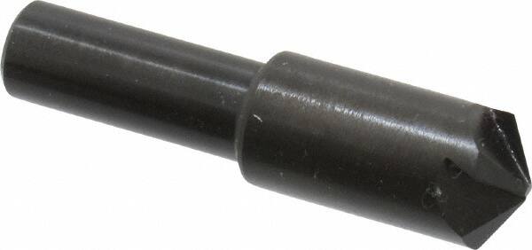 Hertel - 1/2" Head Diam, 3/8" Shank Diam, 4 Flute 120° High Speed Steel Countersink - Exact Tool & Supply