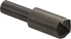 Hertel - 3/4" Head Diam, 1/2" Shank Diam, 4 Flute 120° High Speed Steel Countersink - 2-11/16" OAL, Straight Shank - Exact Tool & Supply