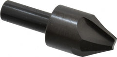 Hertel - 1" Head Diam, 1/2" Shank Diam, 4 Flute 60° High Speed Steel Countersink - Exact Tool & Supply