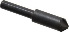 Hertel - 3/8" Head Diam, 1/4" Shank Diam, 4 Flute 100° High Speed Steel Countersink - Exact Tool & Supply