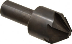 Hertel - 1-3/4" Head Diam, 1" Shank Diam, 6 Flute 82° High Speed Steel Countersink - Exact Tool & Supply