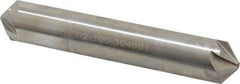 Hertel - 1/2" Head Diam, 1/2" Shank Diam, 6 Flute 100° High Speed Steel Countersink - 3" OAL, Straight Shank - Exact Tool & Supply