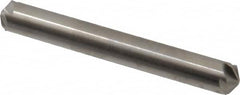 Hertel - 5/16" Head Diam, 5/16" Shank Diam, 6 Flute 120° High Speed Steel Countersink - Exact Tool & Supply