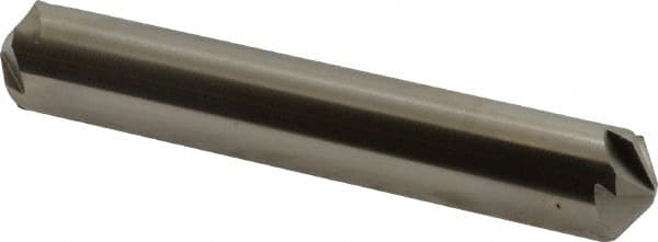 Hertel - 1/2" Head Diam, 1/2" Shank Diam, 6 Flute 120° High Speed Steel Countersink - Exact Tool & Supply