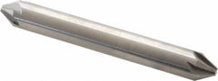Hertel - 5/16" Head Diam, 5/16" Shank Diam, 6 Flute 60° High Speed Steel Countersink - Exact Tool & Supply