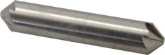 Hertel - 3/4" Head Diam, 3/4" Shank Diam, 6 Flute 90° High Speed Steel Countersink - 4" OAL, Straight Shank - Exact Tool & Supply