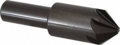 Hertel - 3/4" Head Diam, 1/2" Shank Diam, 6 Flute 82° High Speed Steel Countersink - Exact Tool & Supply