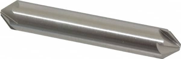 Hertel - 1/2" Head Diam, 1/2" Shank Diam, 6 Flute 82° High Speed Steel Countersink - Exact Tool & Supply