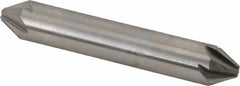 Hertel - 1/2" Head Diam, 1/2" Shank Diam, 6 Flute 60° High Speed Steel Countersink - Exact Tool & Supply