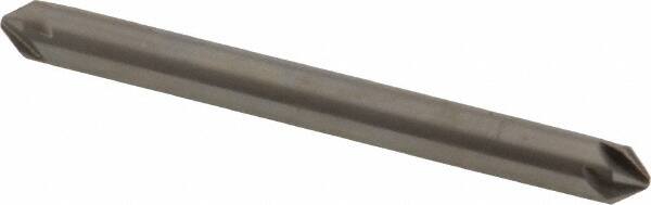 Hertel - 3/16" Head Diam, 3/16" Shank Diam, 6 Flute 82° High Speed Steel Countersink - Exact Tool & Supply