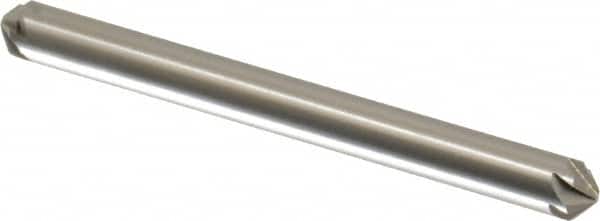 Hertel - 3/16" Head Diam, 3/16" Shank Diam, 6 Flute 100° High Speed Steel Countersink - Exact Tool & Supply