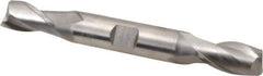 Hertel - 15mm, 1-1/8" LOC, 5/8" Shank Diam, 4-1/2" OAL, 2 Flute, Cobalt Square End Mill - Double End, Uncoated, Centercutting - Exact Tool & Supply