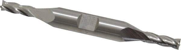 Hertel - 5mm, 9/16" LOC, 3/8" Shank Diam, 3-1/4" OAL, 4 Flute, Cobalt Square End Mill - Double End, Uncoated - Exact Tool & Supply