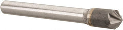 Hertel - 5/16" Head Diam, 1/4" Shank Diam, 6 Flute 100° Solid Carbide Countersink - Exact Tool & Supply