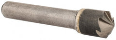 Hertel - 1/2" Head Diam, 3/8" Shank Diam, 6 Flute 120° Solid Carbide Countersink - Exact Tool & Supply
