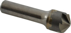 Hertel - 3/4" Head Diam, 1/2" Shank Diam, 6 Flute 120° Solid Carbide Countersink - Exact Tool & Supply