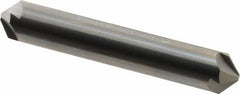 Hertel - 1/2" Head Diam, 1/2" Shank Diam, 4 Flute 100° Solid Carbide Countersink - Exact Tool & Supply