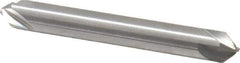 Hertel - 1/4" Head Diam, 1/4" Shank Diam, 4 Flute 82° Solid Carbide Countersink - 2" OAL, Straight Shank - Exact Tool & Supply