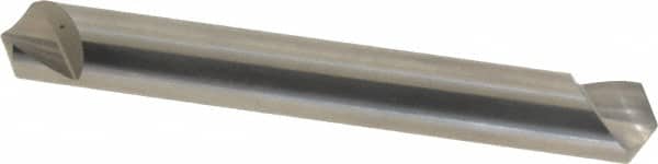 Hertel - 1/4" Head Diam, 1/4" Shank Diam, 1 Flute 120° Solid Carbide Countersink - Exact Tool & Supply