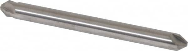 Hertel - 3/16" Head Diam, 3/16" Shank Diam, 4 Flute 82° Solid Carbide Countersink - Exact Tool & Supply