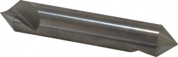 Hertel - 5/8" Head Diam, 5/8" Shank Diam, 1 Flute 82° Solid Carbide Countersink - Exact Tool & Supply