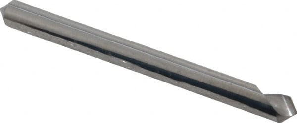 Hertel - 1/8" Head Diam, 1/8" Shank Diam, 1 Flute 90° Solid Carbide Countersink - Exact Tool & Supply