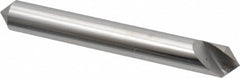 Hertel - 1/4" Head Diam, 1/4" Shank Diam, 1 Flute 90° Solid Carbide Countersink - Exact Tool & Supply