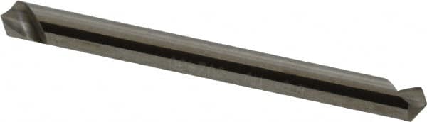 Hertel - 1/8" Head Diam, 1/8" Shank Diam, 1 Flute 110° Solid Carbide Countersink - Exact Tool & Supply