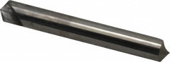 Hertel - 1/4" Head Diam, 1/4" Shank Diam, 1 Flute 110° Solid Carbide Countersink - Exact Tool & Supply